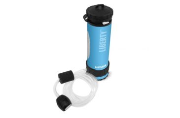 Image of Icon LifeSaver Liberty bottle 2000UF, Blue, 3.78x 3.78x 13.11in LB-LI-BL
