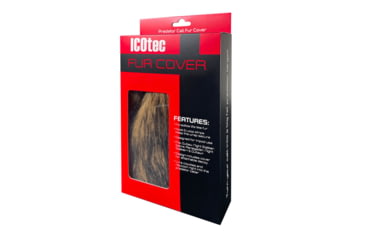 Image of ICOtec GCX Fur Cover, Brown, Large, ICO70400