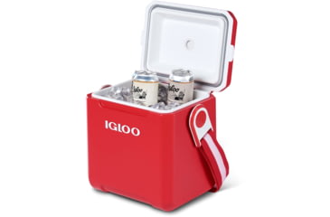 Image of Igloo 11 Qt Tag-A-Long Too Cooler, Red, 00032657