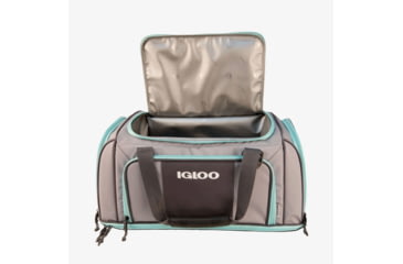 Image of Igloo Marine Ultra Cooler Bag, Tactical Duffel, 46-Can, Gray/Seafoam, 00062899