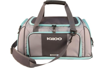 Image of Igloo Marine Ultra Cooler Bag, Tactical Duffel, 46-Can, Gray/Seafoam, 00062899
