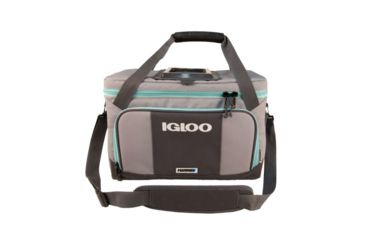 Image of Igloo Marine Ultra Cooler/Coast Bag, 46-Can, Gray/Seafoam, 00062891