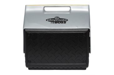 Image of Igloo Playmate The Boss Cooler, 14 Qt, Black/Silver 00043581