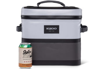 Image of Igloo Reactor Lid 18 Can Cooler, Gray, 00065590