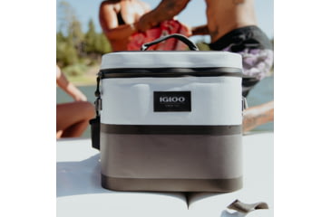 Image of Igloo Reactor Lid 18 Can Cooler, Gray, 00065590