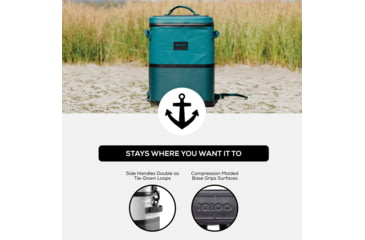 Image of Igloo Reactor Lid Backpack 24 Cooler, Spruce, 00065596