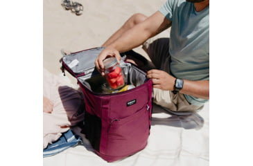 Image of Igloo Repreve 36 Can Backpack Cooler, Cherry, 00065437