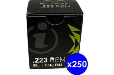 Image of Igman .223 Remington 55 grain Full Metal Jacket Brass Centerfire Rifle Ammo, 5000 Rounds