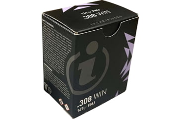 Image of Igman .308 Winchester 147 Grain Full Metal Jacket Brass Cased Centerfire Rifle Ammunition, 20 Rounds, AMMLIVING308