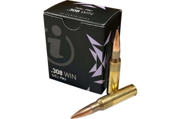 Image of Igman .308 Winchester 147 Grain Full Metal Jacket Brass Cased Rifle Ammo, 20 Rounds, AMMLIVING308