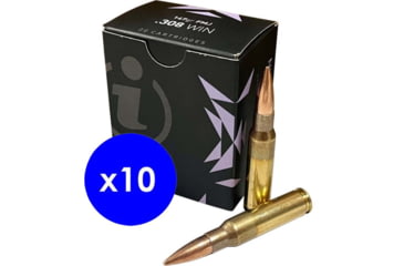 Image of Igman .308 Winchester 147 Grain Full Metal Jacket Brass Cased Centerfire Rifle Ammo, 200 Rounds