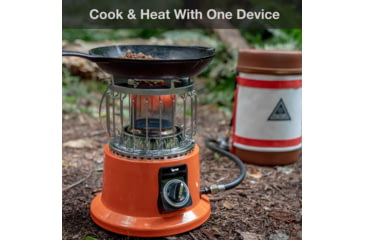 Image of Ignik 2-in-1 Propane Heater Stove, Orange, IGPRO-00319