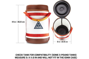 Image of Ignik Growler Case &amp; Hose Kit, White, IGPRO-00221