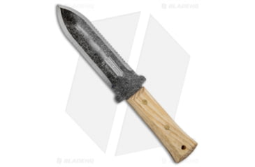 Image of Imacasa Soil Garden Fixed Blade Knife, 7.25in, Stainless Steel, Dagger Blade, Wood Wood Handle, Black/Wood, 12.00in, BHQ-91077