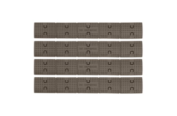 Image of IMI Defense 1913 Picatinny Rail Cover - Pack of 4, Olive Drab Green, IMI-ZRC1O.D. GREEN