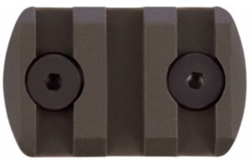 Image of IMI Defense 3 Notch M-LOK Rail Section, Polymer, OD Green, 14431