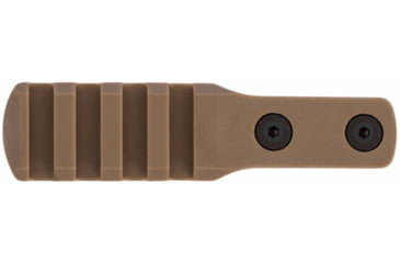 Image of IMI Defense 4 Notch M-LOK Rail Extended Section For Light/Laser Application, Polymer, FDE, 14543