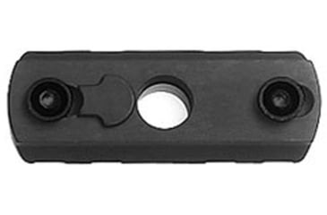 Image of IMI Defense 4 Notch M-LOK Rail Section With Integrated QD Port, Polymer, Black, 14440