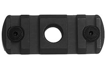 Image of IMI Defense 4 Notch M-LOK Rail Section With Integrated QD Port, Polymer, Black, 14440