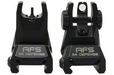 Image of IMI Defense AFS Front Aluminum Flip Up Sight, Black, 14629