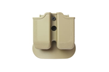 Image of IMI Defense Double Magazine Pouch, 1911 .45 ACP, BUL M-5, Heckler &amp; Koch USP, SIG Sauer P227, SIG Sauer P320 .45 ACP, Taurus PT24/7 OSS .45 ACP, Flat Dark Earth, IMI-Z2050FDE