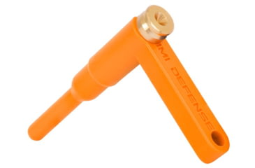 Image of IMI Defense Empty Chamber Ejectable Safety Flag Load Indicator, .223 / 5.56mm, Orange/Brass, 14181