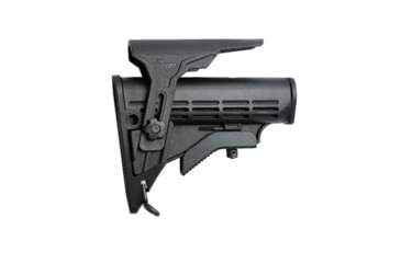 Image of IMI Defense Enhanced M4 Stock with Polymer Cheek Rest, Black, IMI-ZS200-BLK