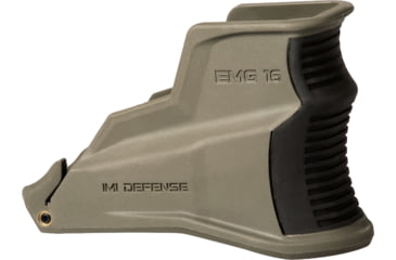 Image of IMI Defense Ergonomic Over Molded Magwell Grip, AR-15, OD Green, 96678