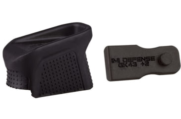 Image of IMI Defense Glock 43 +2 Rounds Pistol Magazinel Extension, Black, 2, 97240