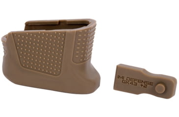 Image of IMI Defense Glock 43 +2 Rounds Pistol Magazinel Extension, FDE, 2, 97243