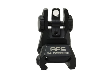 Image of IMI Defense AFS Rear Aluminum Flip Up Rifle Sight, Black, IMI-Z7030