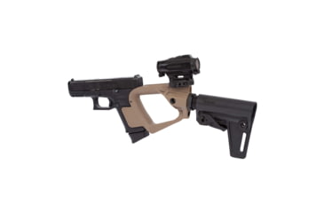 Image of IMI Defense Katlan Glock 17, Glock 19 Carbine Conversion w/Tactical Brace, Black, KTL-B-19BLACK