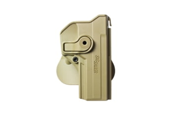 Image of IMI Defense Polymer OWB Paddle Holster, SIG Sauer P250, SIG Sauer P320, SIG Sauer P320 X5, Flat Dark Earth, Right, IMI-Z1060FDE