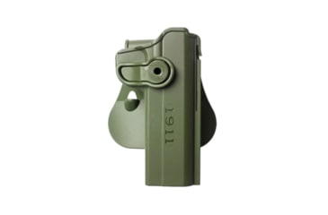 Image of IMI Defense Polymer OWB Paddle Holster, SIG Sauer 1911, SIG Sauer 1911 5in, Olive Drab Green, Right, IMI-Z1100O.D. GREEN