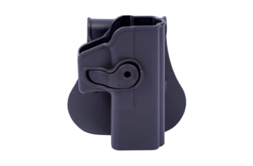 Image of IMI Defense Polymer OWB Paddle Holster, Glock 19, Glock 19X, Glock 28, Glock 32, Glock 45, Glock 23, Black, Right, IMI-Z1020BLACK