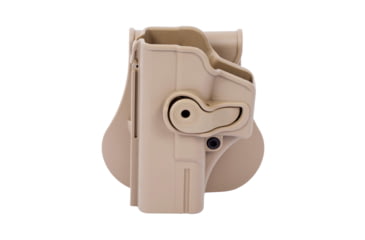 Image of IMI Defense Polymer OWB Paddle Holster, Glock 19, Glock 19X, Glock 28, Glock 32, Glock 45, Glock 23, Olive Drab Green, Left, IMI-Z1020LHO.D. GREEN