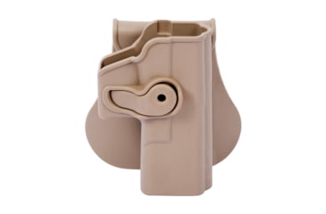 Image of IMI Defense Polymer OWB Paddle Holster, Glock 19, Glock 19X, Glock 28, Glock 32, Glock 45, Glock 23, Olive Drab Green, Right, IMI-Z1020O.D. GREEN