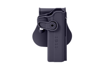 Image of IMI Defense Polymer OWB Paddle Holster, 1911 5in, Black, Right, IMI-Z1030BLACK