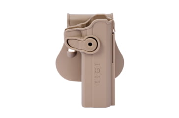 Image of IMI Defense Polymer OWB Paddle Holster, 1911 5in, Flat Dark Earth, Right, IMI-Z1030FDE