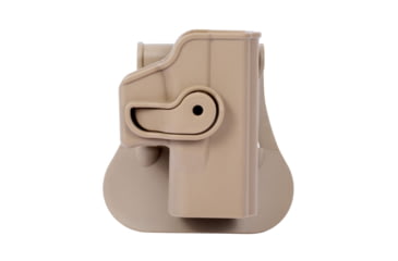 Image of IMI Defense Polymer OWB Paddle Holster, Glock 23 Gen 4, Glock 26 Gen 5, Glock 27 Gen 4, Glock 28 Gen 4, Glock 33 Gen 4, Glock 36 Gen 4, Flat Dark Earth, Right, IMI-Z1040FDE