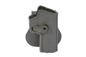 Image of IMI Defense Polymer OWB Paddle Holster, Heckler &amp; Koch USP .40 S&amp;W, Heckler &amp; Koch USP 9mm Luger, Olive Drab Green, Right, IMI-Z1140 O.D. GREEN