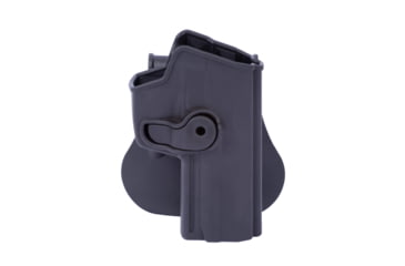 Image of IMI Defense Polymer OWB Paddle Holster, Heckler &amp; Koch USP .40 S&amp;W, Heckler &amp; Koch USP 9mm Luger, Black, Right, IMI-Z1140BLACK