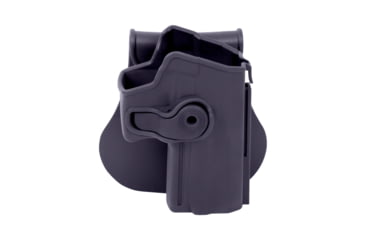 Image of IMI Defense Polymer OWB Paddle Holster, Heckler &amp; Koch USP .40 S&amp;W, Heckler &amp; Koch USP Compact 9mm Luger, Black, Right, IMI-Z1150BLACK