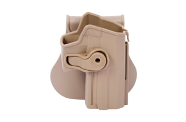 Image of IMI Defense Polymer OWB Paddle Holster, Heckler &amp; Koch USP .40 S&amp;W, Heckler &amp; Koch USP Compact 9mm Luger, Flat Dark Earth, Right, IMI-Z1150FDE