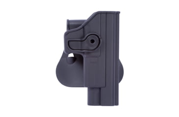 Image of IMI Defense Polymer OWB Paddle Holster, Springfield Armory XD, Springfield Armory XD-M, Black, Right, IMI-Z1180BLACK