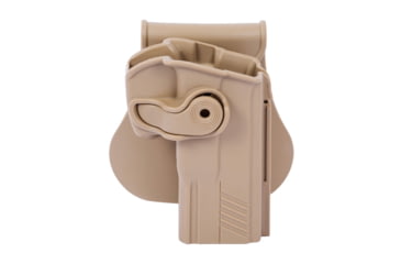 Image of IMI Defense Polymer OWB Paddle Holster, Taurus G2c, Taurus PT24/7 Compact, Taurus PT24/7 Gen 2, Flat Dark Earth, Right, IMI-Z1200FDE