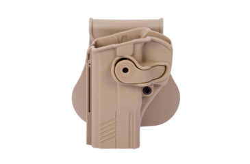 Image of IMI Defense Polymer OWB Paddle Holster, Taurus G2c, Taurus PT24/7 Compact, Taurus PT24/7 Gen 2, Flat Dark Earth, Left, IMI-Z1200LHFDE