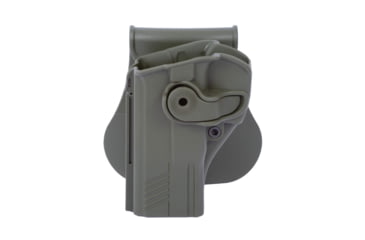 Image of IMI Defense Polymer OWB Paddle Holster, Taurus G2c, Taurus PT24/7 Compact, Taurus PT24/7 Gen 2, Olive Drab Green, Left, IMI-Z1200LHO.D. GREEN
