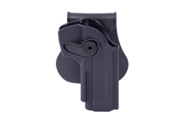 Image of IMI Defense Polymer OWB Paddle Holster, Taurus PT100, Taurus PT101, Taurus PT92, Taurus PT99, Black, Right, IMI-Z1260BLACK