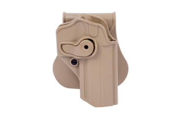 Image of IMI Defense Polymer OWB Paddle Holster, IWI Jericho, Magnum Research Baby Eagle .40 S&amp;W, Magnum Research Baby Eagle 9mm, Flat Dark Earth, Right, IMI-Z1270FDE